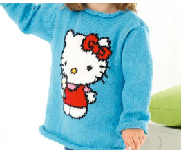 Free Hello Kitty knitting pattern