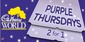 2 For 1 – Cadbury World (Purple Thursdays)