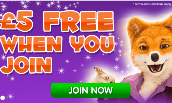 £5 Free From Foxy Bingo – No Deposit!