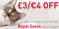 £3 off Royal Canin Feline Range