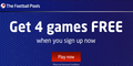 Football pools – four games FREE
