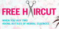 Free Haircut With Herbal Essences
